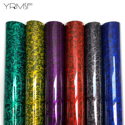 PET Forged Carbon Stickers for Car Wrap Vinyl Paper for Car Waterproof Flower Carbon Fiber Motorcycles Self-adhesive Bubble-free
