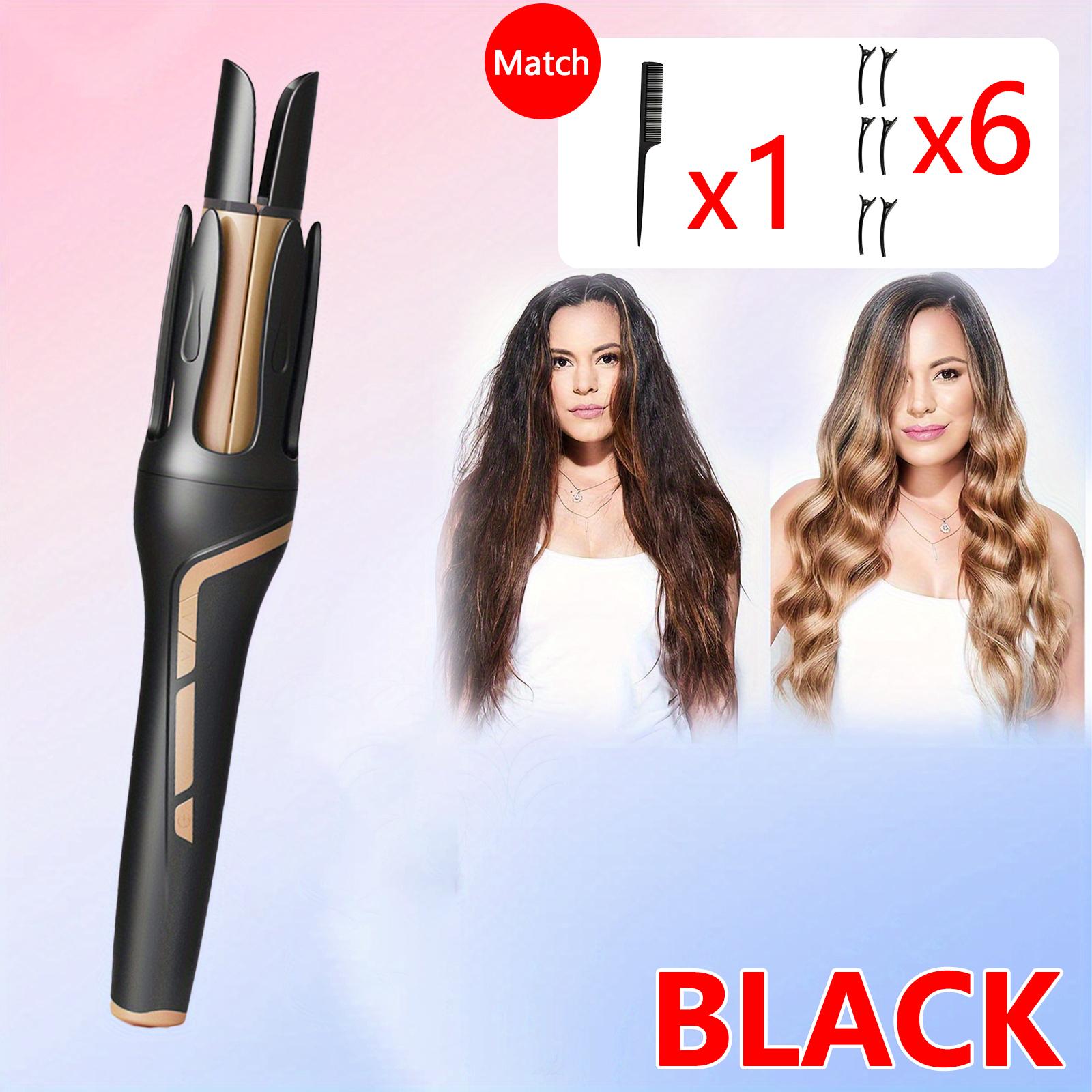 

Automatic Curling Iron 32mm Large Barrel Big Wave Styling Tool Damage Free Hair Long Lasting Curls Home Travel Use EU чёрный