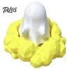 Desktop Decompression Ornament 3D Printed Cute Ghost Fidget Clicker Toy, Halloween Stress Kawaii Desk Organizer Relief Pen Holder, Novelty Gift