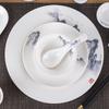 Zhi Shi New Chinese Ceramic Tableware Set - Mountain Peak Design