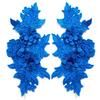 Schwere Spitze Spitzenapplikation Passendes Muster Bunte Blumenstickerei-Borte DIY-Design 3D-Bestickter Aufnäher Bekleidungsdekoration