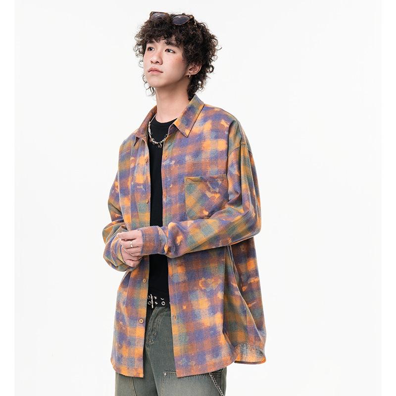 New Japanese Mid-length Shirts for Spring Wear New Men's Fashionable Casual Shirts