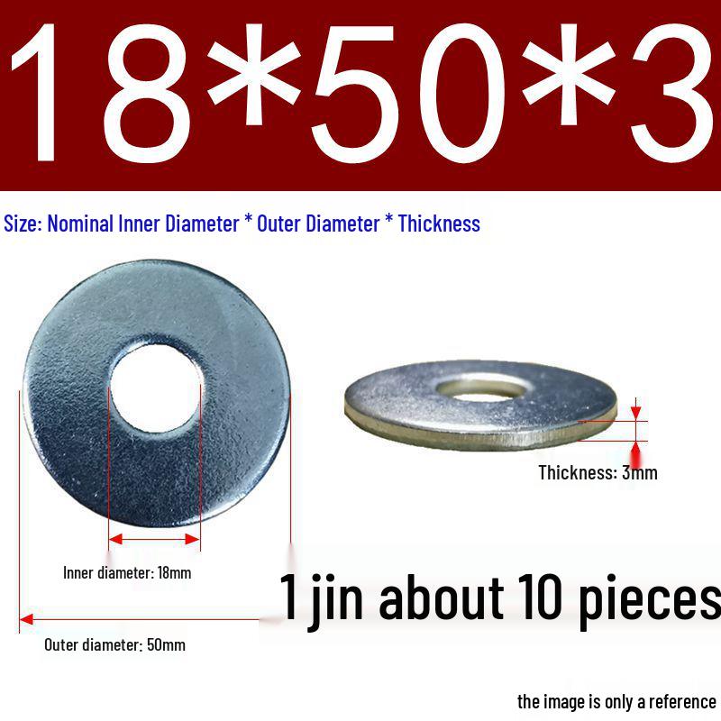 Galvanized Oversized Metal Washers M3-M60
