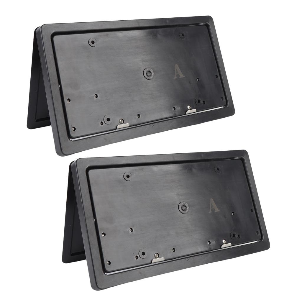 2PCS Flip Cover Concealed Car License Plate Holder Bracket New Energy Electric Car License Plate