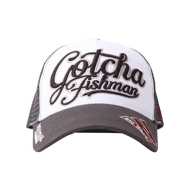 

[Gotcha] classic 3D logo mesh cap snapback free size hat cap men s ladies 251G8702 charcoal F