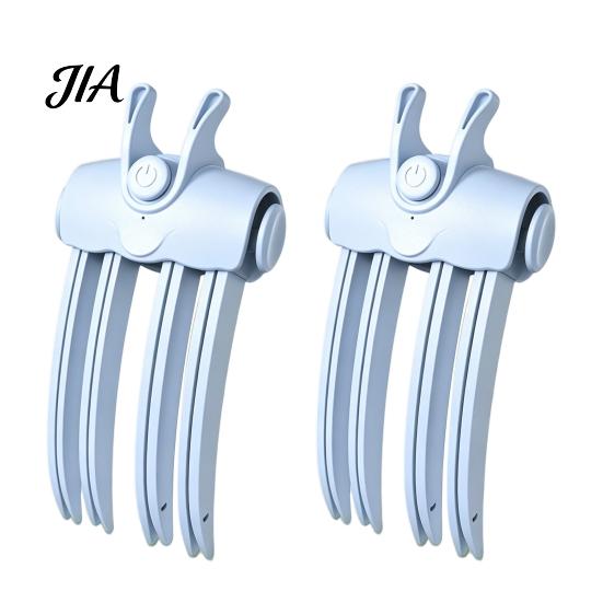 Gift for Women Hair Styling 2Pcs Heated Volume Clip, Electric Root Volumizer Crimper, 3 Minute Lifting Daily Tool Comb Flat Hair, Dual Temperature USB