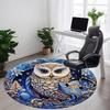1PCWinter Fantasy Office Round Area Rug, Indoor Mat Suitable For Office, Under Office Chairs Bedroom Living Room Home Decor, Room Deco027