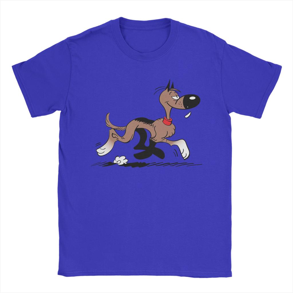 Mens Rantanplan Lucky Luke T Shirt Cartoon 100 Cotton Clothes Fashion Short Sleeve Round Neck Tee Shirt Plus Size TShirts