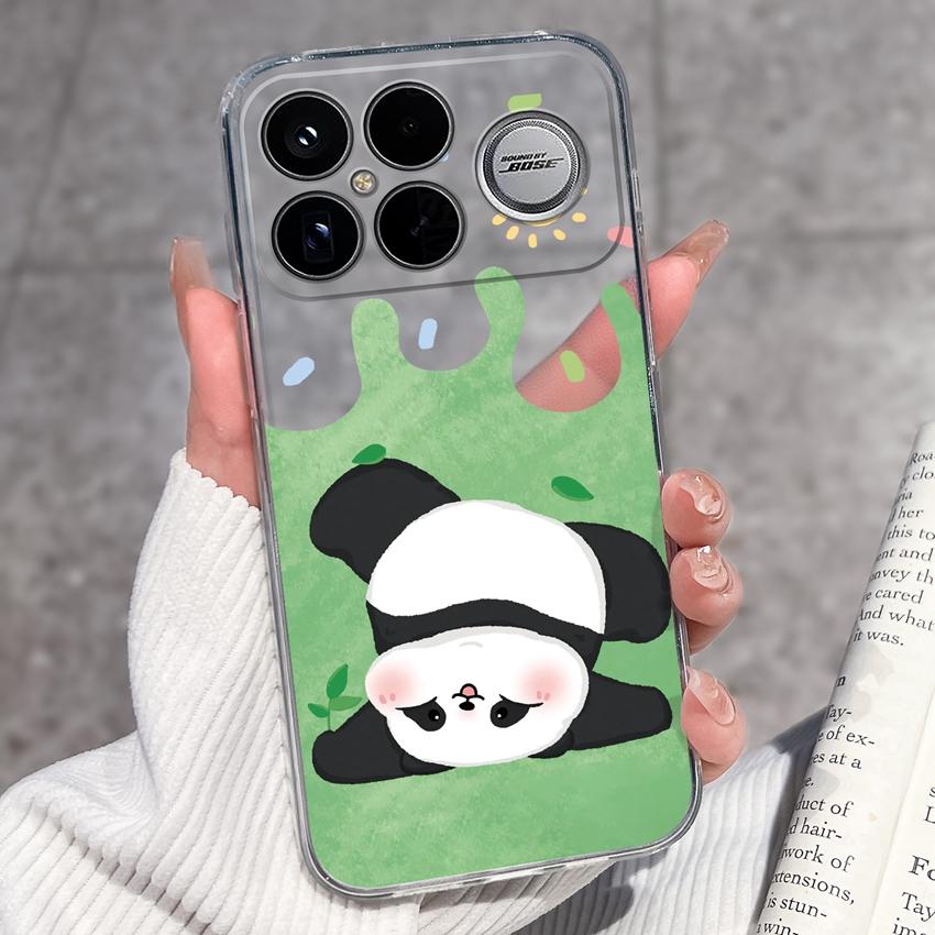 Covers For Xiaomi Poco F8 Ultra F8 F5 Pro F3 C50 C40 Mi Note 2 3 Transparent TPU Phone Case Cute Pet Dog Soft Silicone Dustproof Shell For Xiaomi Capa