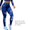 Pantaloni in Finto Denim Colore Unico Super Elastici Autunno Inverno Graffiati Colore Puro per Yoga