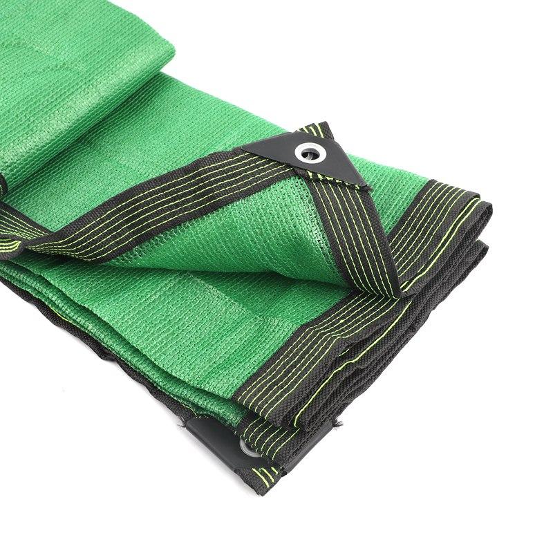 12Pin Green Sunshade Sai Anti-UV Balcony Privacy Screen Fence Net Garden Plant Shade Cover Net Outdoor Patio Car Sun Awning