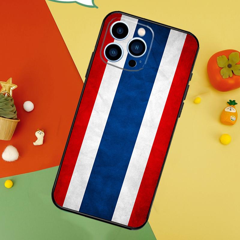 Thailand Flag & Map Phone Case Series Phone Case for iPhone 17 16 15 14 13 12 11 Series Pro Max Plus Double Layer Protection