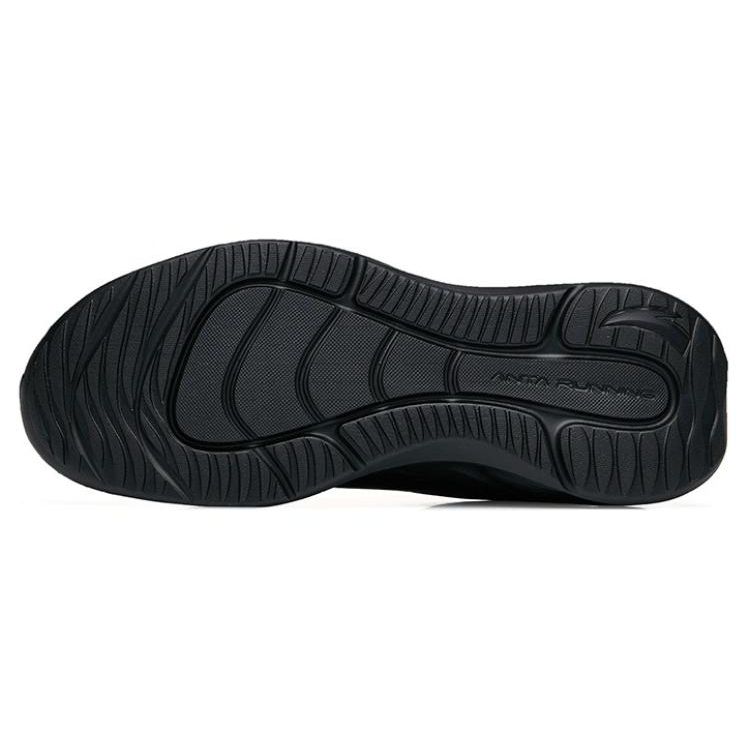 Anta Yuntu Shock Absorption Non-Slip Wear-Resistant Low-Top Running Shoes Women sneaker Black 122245571-9
