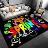 1pc Sprunki1 Entrance Mat, Non-Slip Mat Area Rug,Room Decor, Outdoor Decor, Kitchen Rug,Doormat - Machine Washable, Easy To Clean
