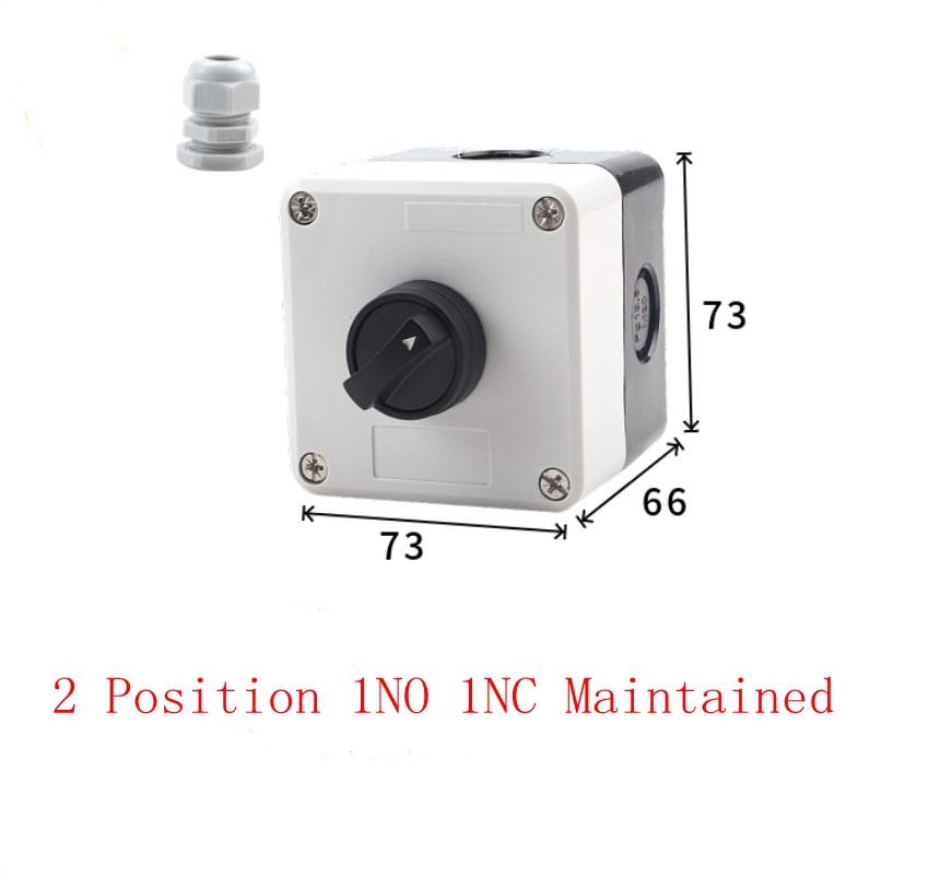 

start and stop self-reset Momentary Waterproof button box switch emergency stop industrial control box