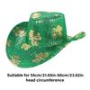 Shamrock Decoration Hat Suit Stage Performances Hat Sequins Celebrations Hat for Festives Parties