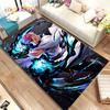 Tappeto Area Cartoon Anime Jujutsu Kaisen Grande, Tappeto per Soggiorno Camera da Letto Divano Zerbino Decorazione, Tappetino Antiscivolo per Bambini