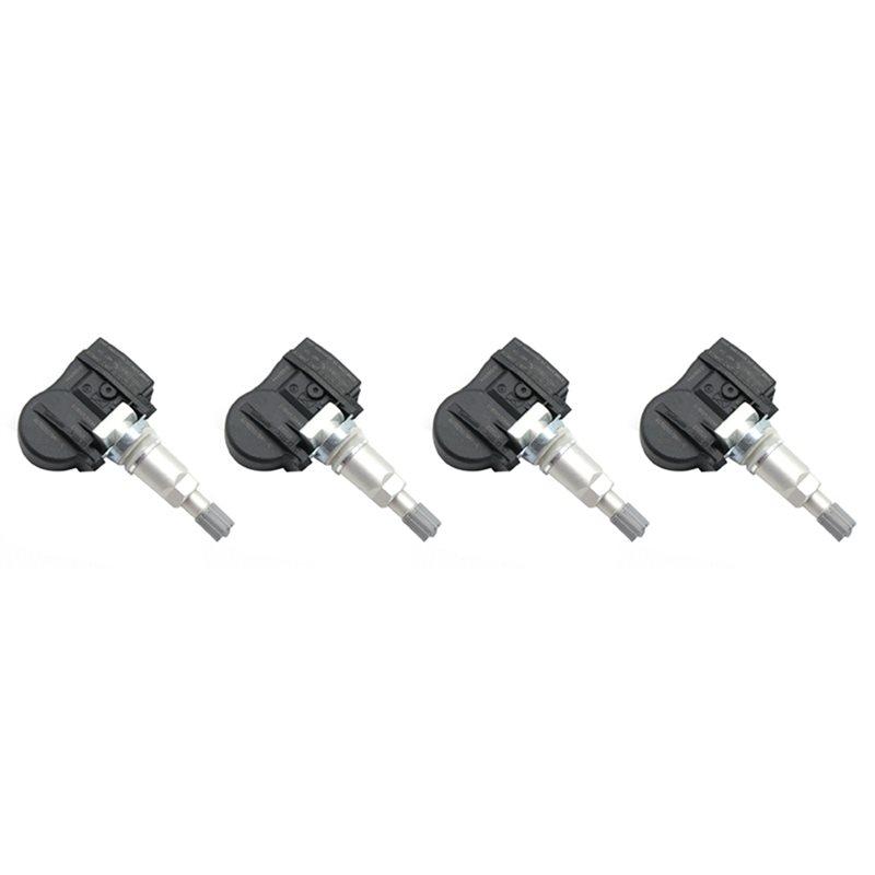 4PCS Tire Pressure Sensor TPMS 433Mhz 40700-5578R 407005578R For Renault Megana II Scenic II Black  Silver