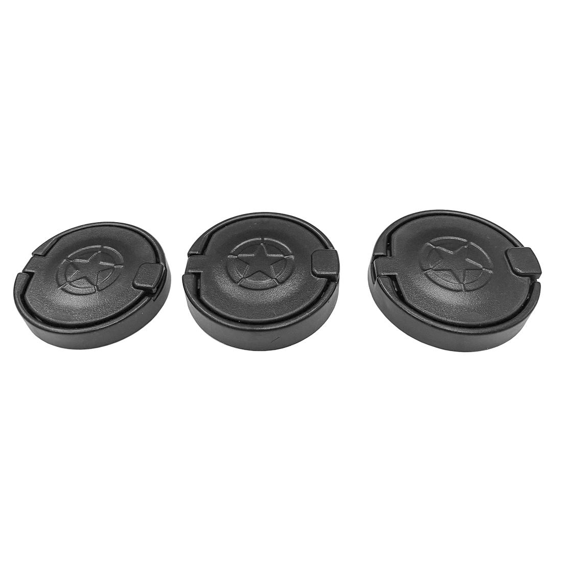 

Black Door Key Jack Trim Door Lock Keyhole Socket Cover for Jeep Wrangler JK JL Gladiator JT 2007-2026 Car Exterior Accessories