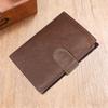 Men Faux Leather Wallet RFID Blocking Bi-fold Short Wallet Minimalist Slim Vintage Front Pocket Anti-Theft Credit Card Holder