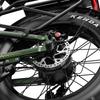 APEFOX RH20 Składany Elektryczny Rower Fat Bike Podwójne Silniki 750W Opony 20" Zielony