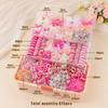 875Pcs/Set No Hurt Hair Bow Hair Clip Set Swallowtail Bow Hair Tie Set  Princess Gift Set