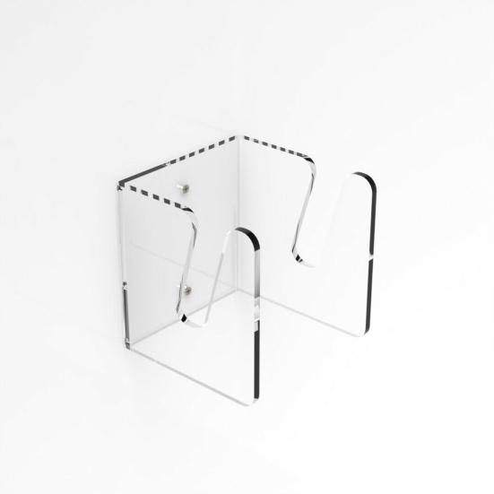 Wall-Mounted Skateboard Rack Displaying Acrylic Wall Hanging Sliding Plate Bracket Display Stand for Longboard