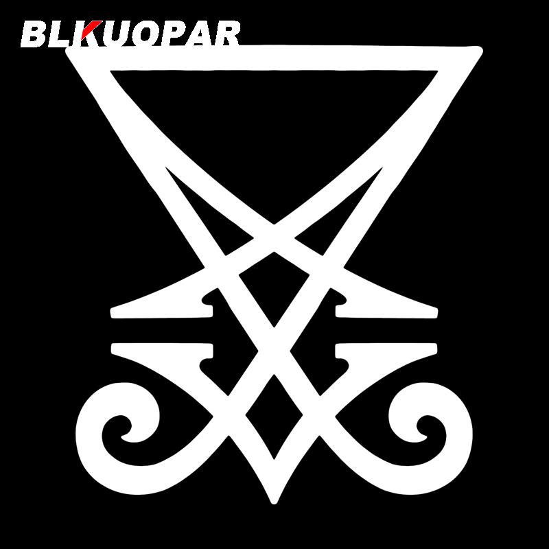 BLKUOPAR Bible Jesus Lucifer Satan Angel Demon Religious Icon Creative Car Stickers Windows Trunk Helmet Decals VAN Accessories
