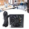 Efficient Rate 550W Computer Power Supply With Intelligent Temperature Control for System Active PFC 12V Rail