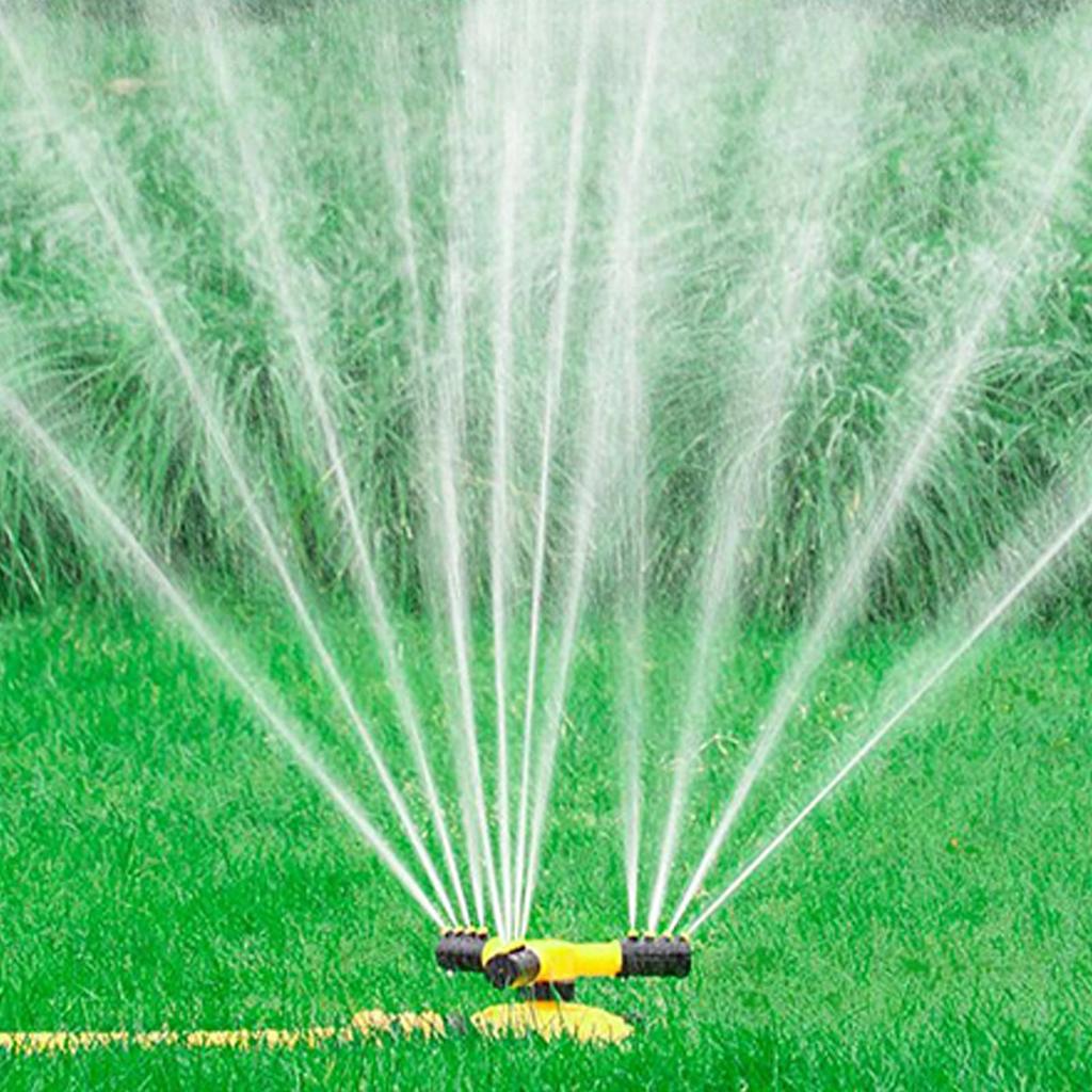 Lawn Sprinkler Garden Lawn Sprinkler Yard Sprinkler 360 Degree Rotating Irrigation System Adjustable water spray range For Garde