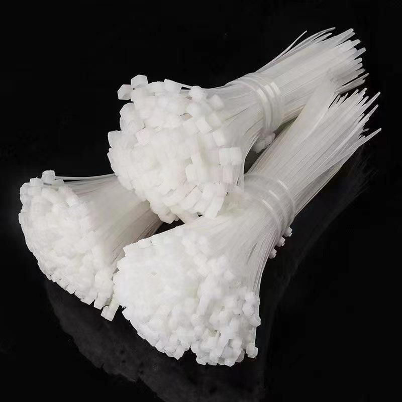 1000pcs Nylon Cable Ties Self-locking Cord Ties Straps Adjustable Cables Fastening Plastic Clamp Heat Resistant Wire Zip Tie