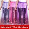 Plastic Waterproof Apron Oil Proof Rainproof Apron Raincoat Cycling Apron  Tea Picking