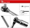 40-Piece Multi-functional Socket & Ratchet Wrench Set for Car Repair