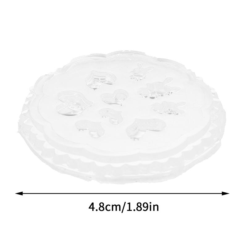 

3D Silicone Nail Art Mold Relief Love Heart, Rabbit Design DIY Tool Transparent Manicure Template