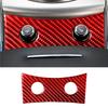 For Infiniti G37 Sedan Red Carbon Fiber Below Transmission Console Cover Trim