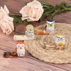 Ceramic Owl Incense Stick Rack Holder Japanese Retro Pattern Incense Base Tea Ceremony Accessories Home Decoration