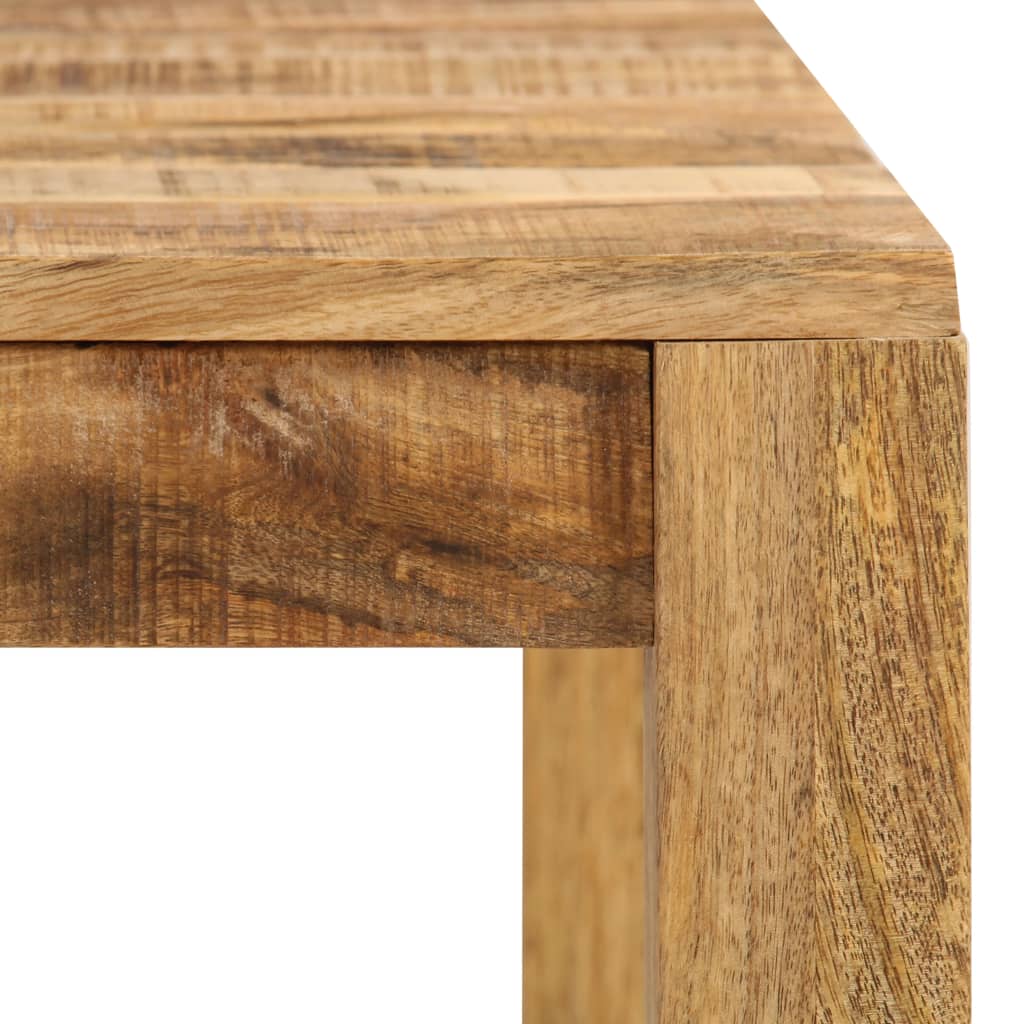 Dining Table Solid Mango Wood 82 X 80 X 76 Cm
