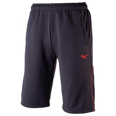 Training Wear Size M Warm-Up Shorts, Standard, Moisture-Wicking, Quick-Drying, Black/Chinese Red, 32MD9126,