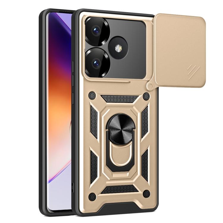 Military Armor Protection Case for POCO F6 F4 F3 5G X3 X4 X5 F5 NFC GT M3 M4 Pro M5S Slide Camera Shockproof Full Protection Cover