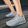 Men's Lightweight Breathable Mesh Running Shoes - Low-Top, Fashionable, and Cushioned for Outdoor Activity