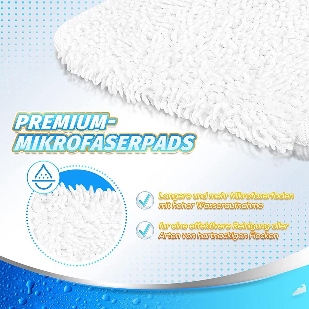 Replacement Parts Mop Pad Compatible for Vileda Steam XXL Steam Mop Accessories Washable Mop Cloth Pads