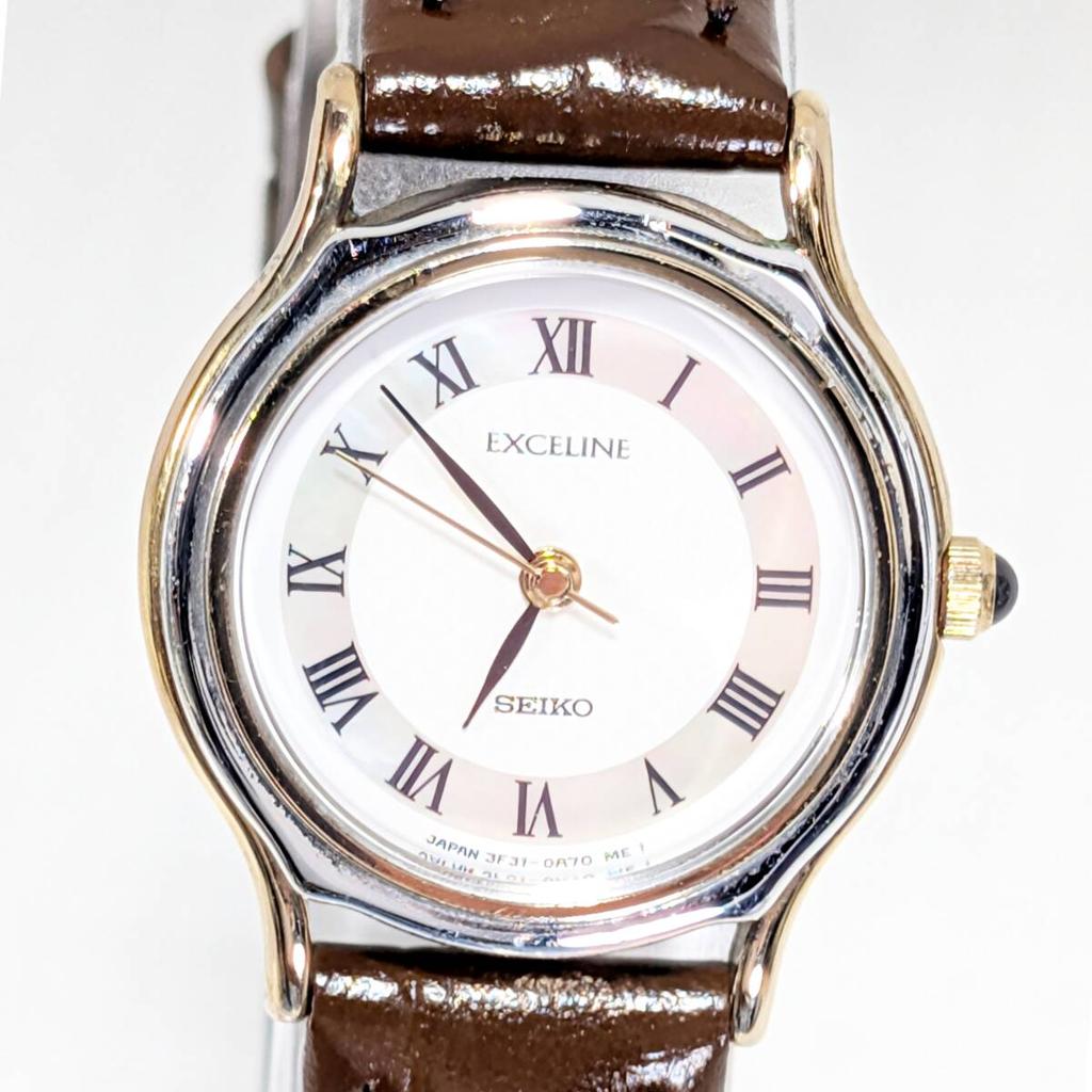 SEIKO Excelline Battery and Strap Working Ladies' Watch, Replaced, Condition, W-17