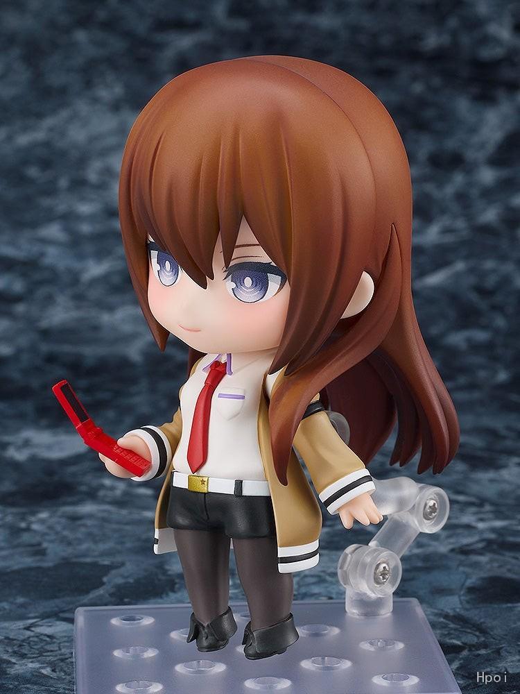 10cm Steins Gate Kurisu Makise #2521 Anime Doll Action Figure PVC toys Collection figures for friend gift