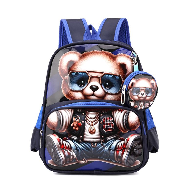 

Детский школьный рюкзак большой вместимости, милый рюкзак для мальчиков и девочек, рюкзак для детского сада, ультралегкий рюкзак с мультяшным принтом