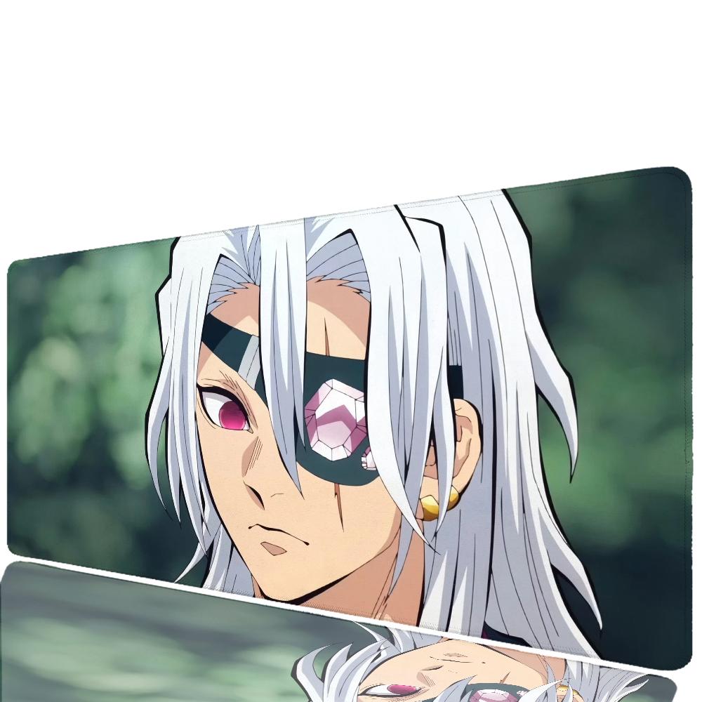 pc Uzui Tengen Anime Floor Mat Mouse Mat Desk Mat With Pad Gaming Accessories Prime Gaming XXL Keyboard Pad Padding Mat