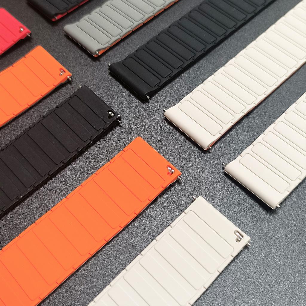 22mm Magnetic Loop Band For SUUNTO RUN/9 5 PEAK PRO/VERTICAL/OCEAN/PACE Strap For Xiaomi Watch S4/S3/S2/S1 Pro Silicone Bracelet