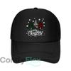 Merry Christmas Plaid Leopard Tree  Mesh Baseball Cap Hip Hop