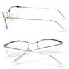 Silver x Mirror Fashion Stylish and UV [Berkuto] Glasses, Non-prescription Glasses, Glasses, Men's Women's, Round, Square, Transparent, Tinted, Small,