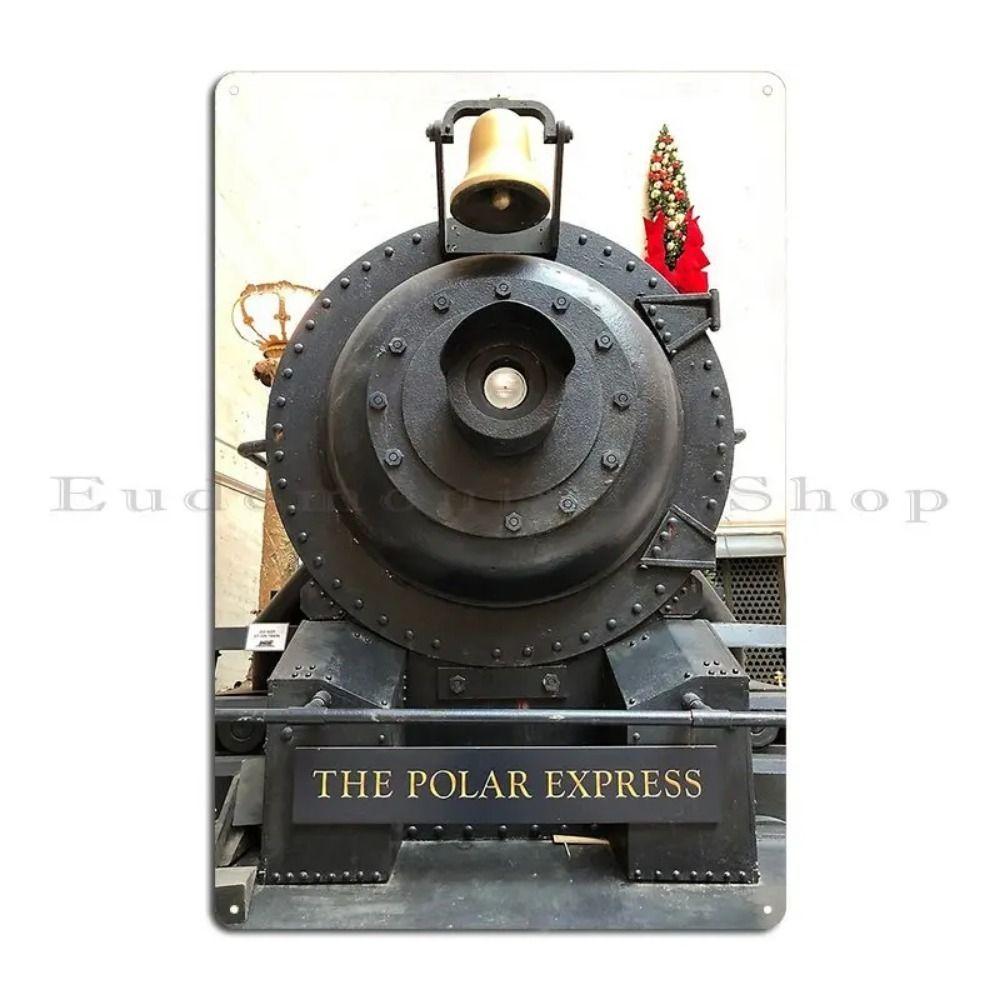 Vintage Christmas Metal Tin Sign Home Festive Wall Decor