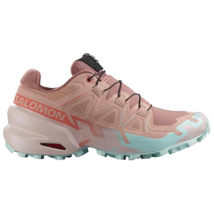 SALOMON Speedcross 6 Mahogany Rose Women Sneakers Pink Hushed-Violet Iced-Aqua L47766500